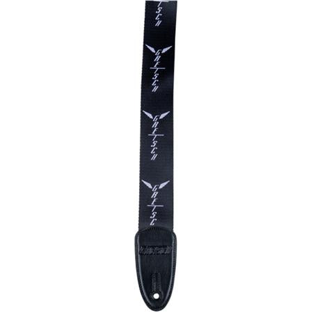 Gretsch Guitar Strap WINGS BLK GRY — 2