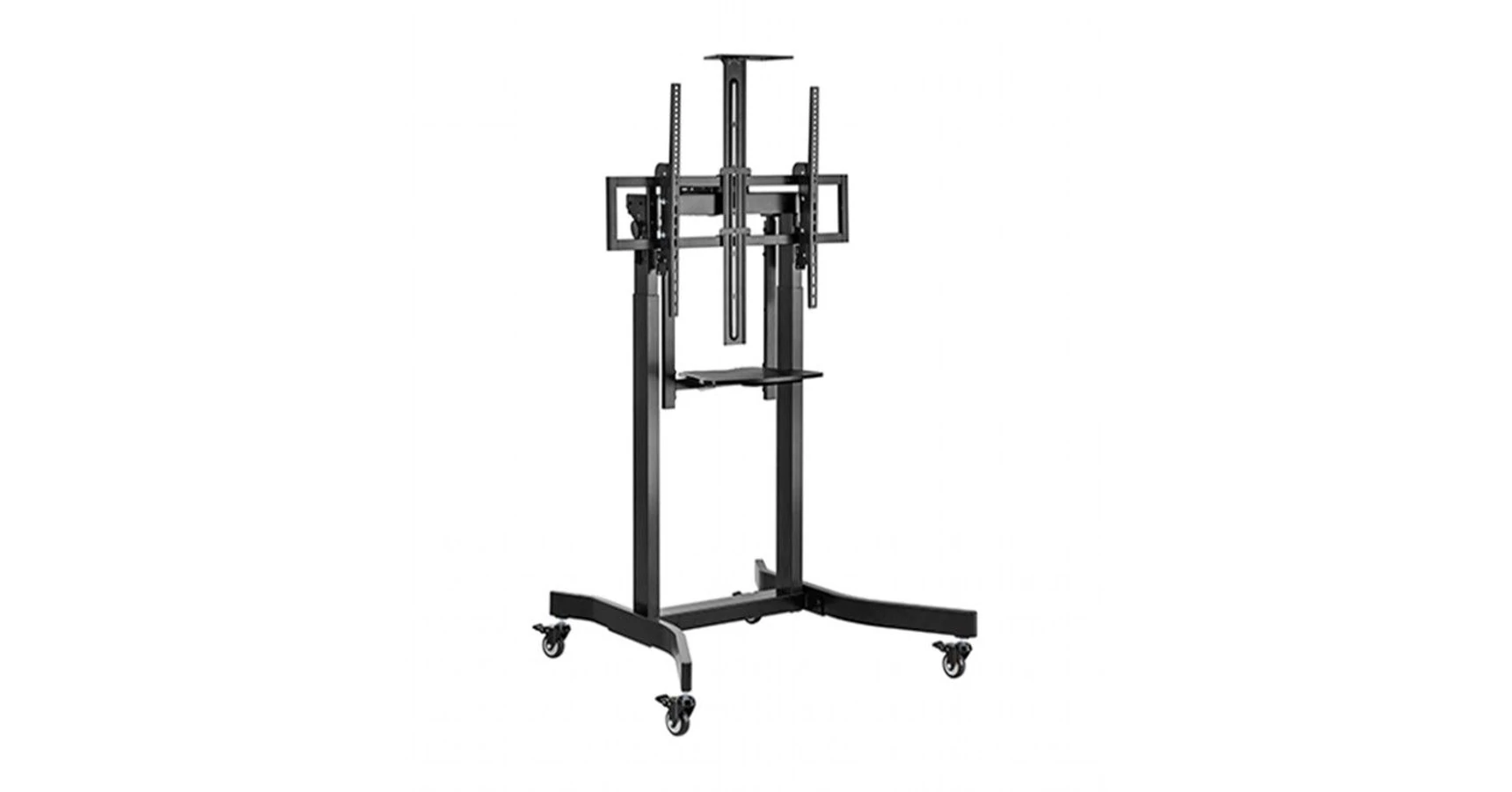 Gembird TVS-100T-01 Motorized height adjustable TV floor stand with caster wheels — 2