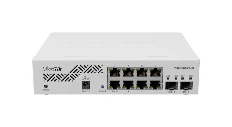 Сетевой коммутатор MIKROTIK CSS610-8G-2S+IN — 4