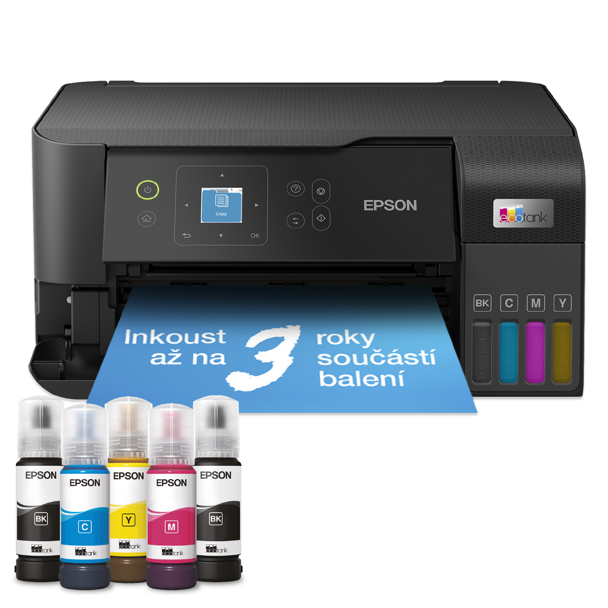 Epson L3560A4 Colour Ink jet with Ink Tank Print Copy Scan WiFi — 2