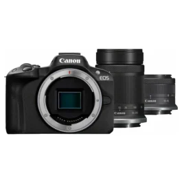 Mirrorless digital camera EOS R50 BK RFS 18-45 S RFS 55-210 S SEE — 2