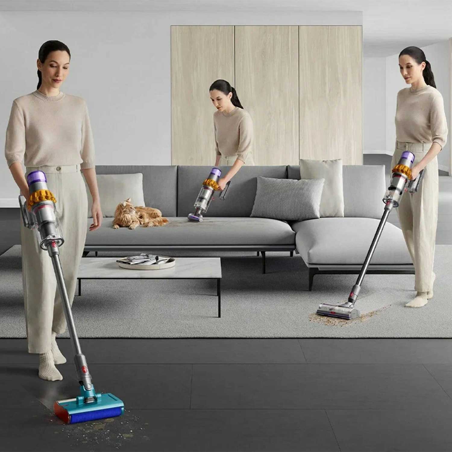 Cordless vacuum cleaner Dyson V15s DETECT SUBMARINE SV47 Nickel 448798-01 — 6