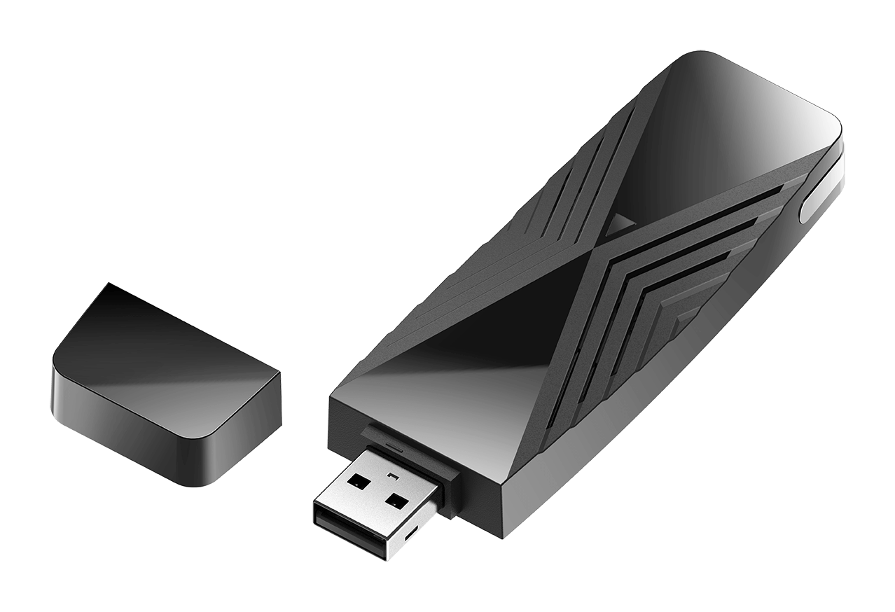 USB 3.2 WiFi 6 AX Adapter Dual Band USB 3.2 WiFi 6 Adapter D-link DWA-X1850 A1A AX1800 - 1200 574Mbps — 5