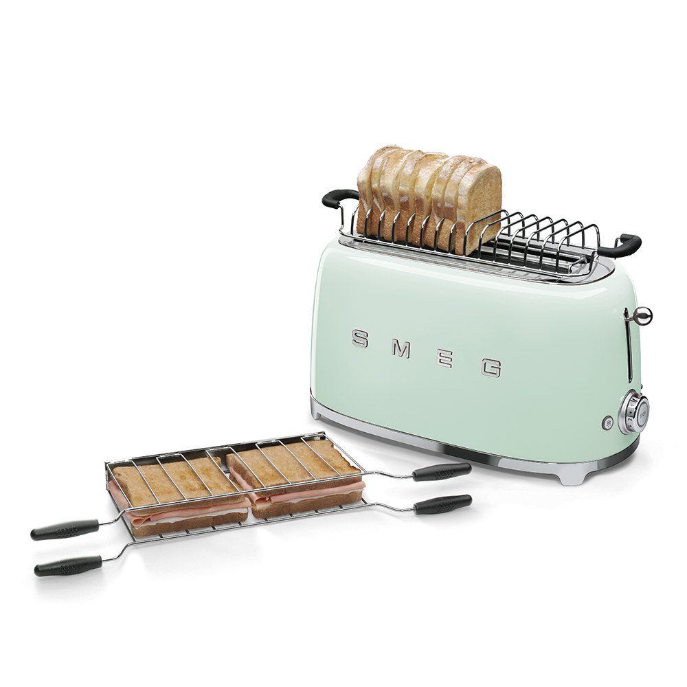 SMEG Toaster 4 Slice Pastel 50 s Style TSF02PG — 2