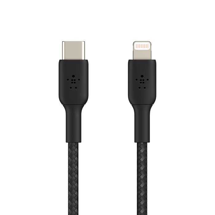 Belkin BRAIDED C-LTG BLK CAA004BT2MBK — 2