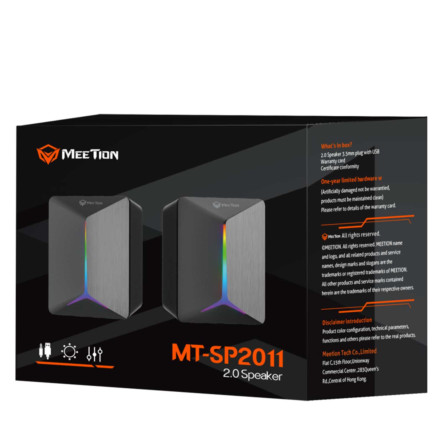 Pc speaker MEETION Wired Gaming Stereo Desktop MT-SP2011 — 6