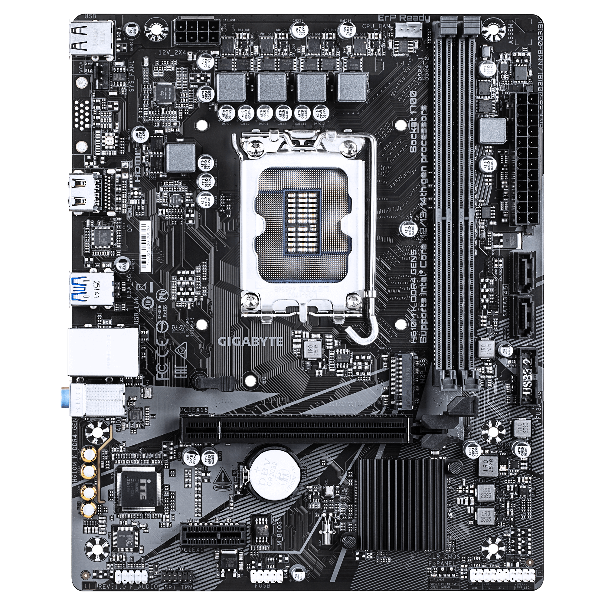 Gigabyte H610M K DDR4 — 3
