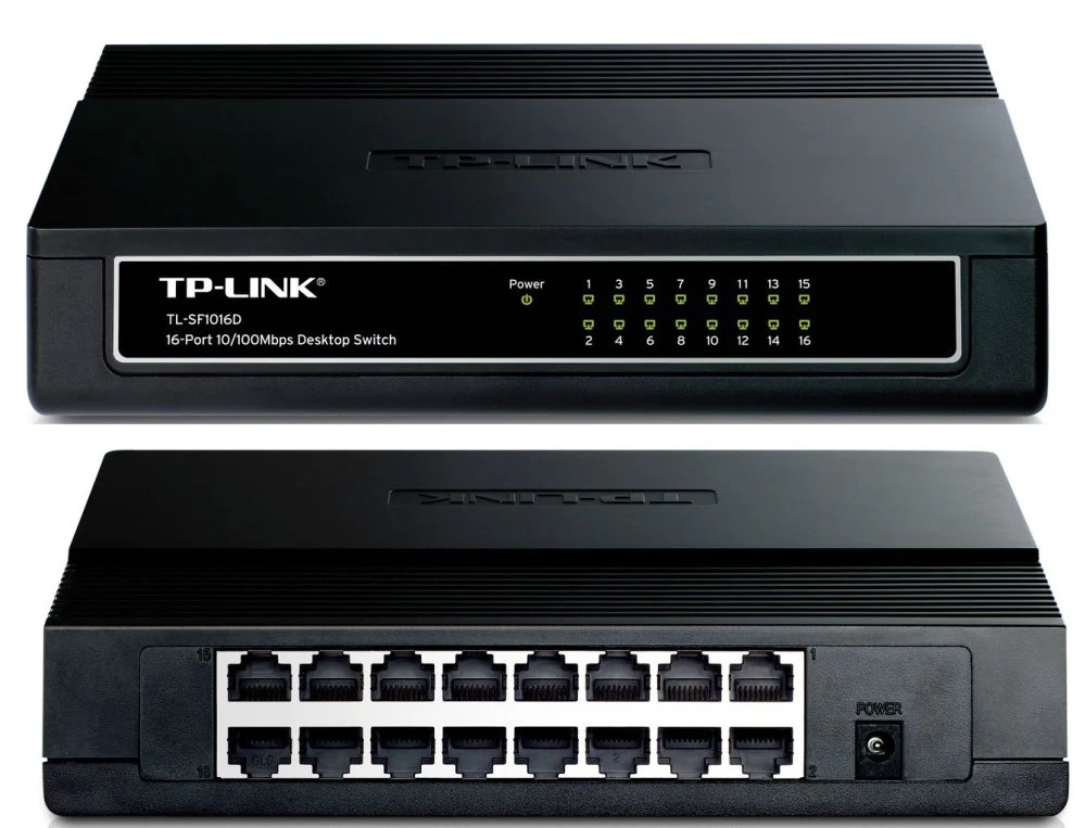 Настольный коммутатор TP-Link TL-SF1016D 16x10 100 — 2