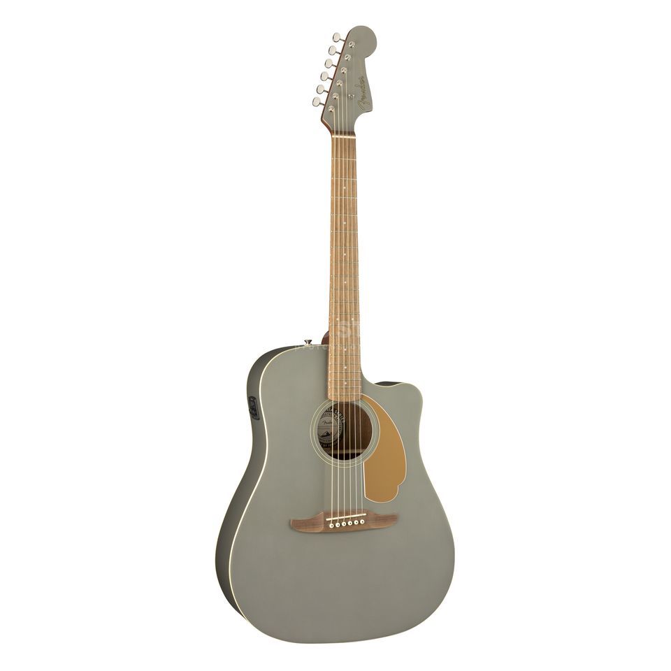 Fender Redondo Player Acoustic Guitar Slate Satin — 2
