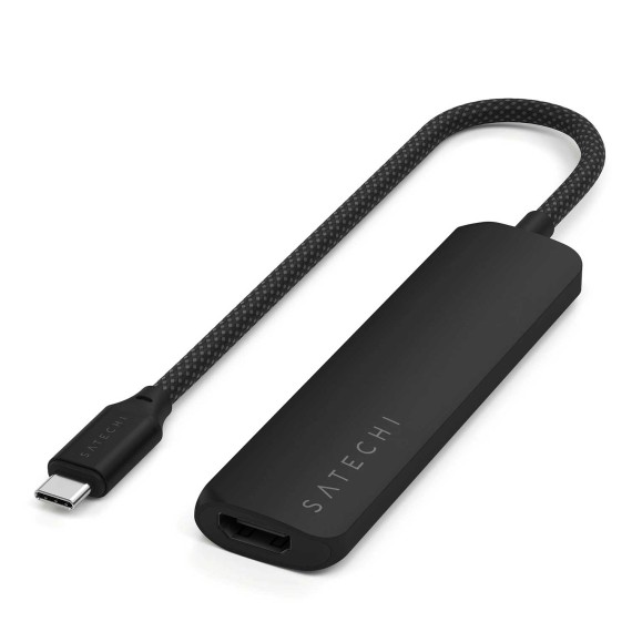 Usb-hub SATECHI 4-in-1 USB-C Slim Multiport Adapter 4K ST-P4SK — 2