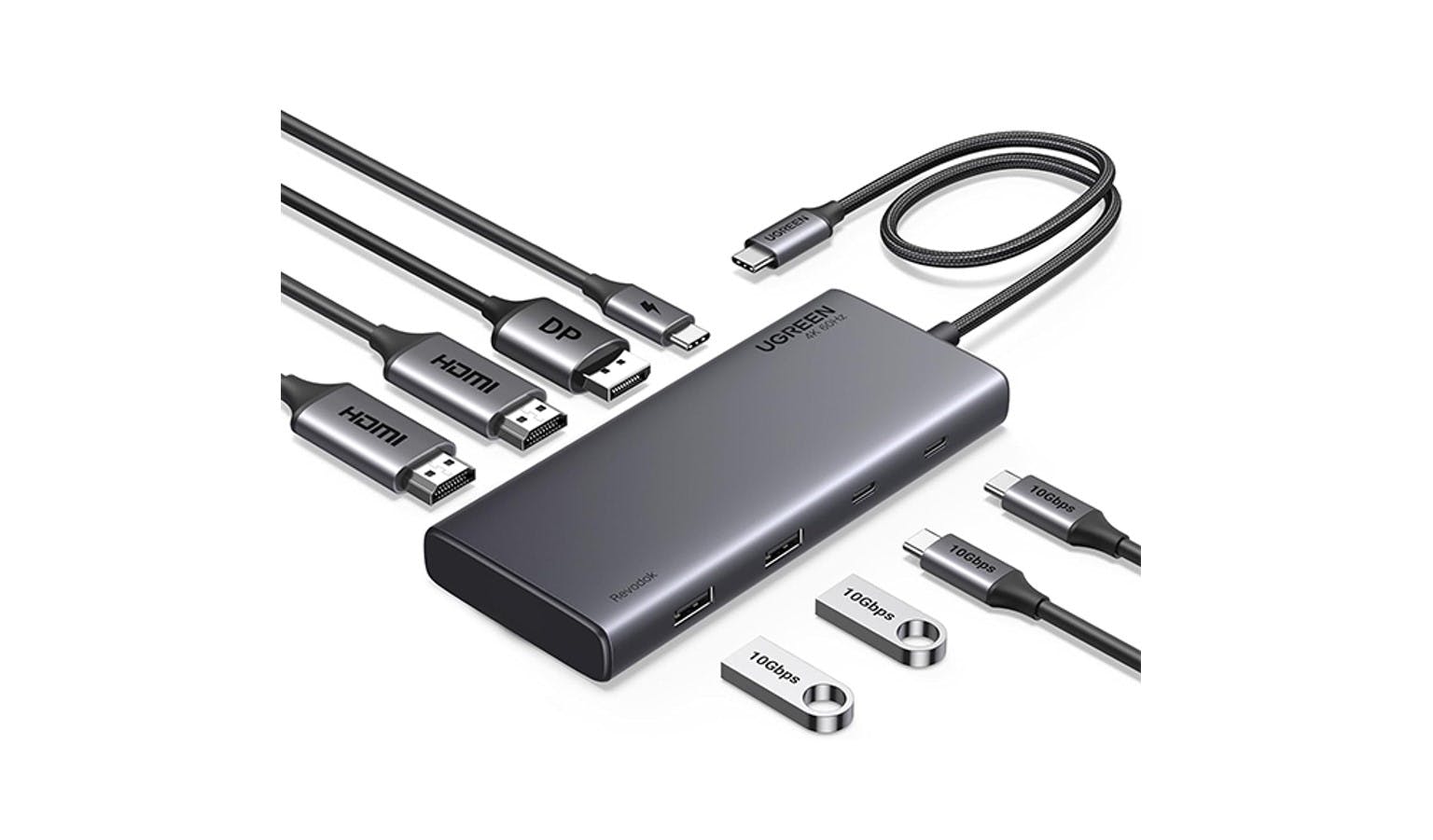 UGREEN Revodok 8-in-1 USB C Docking Station with Dual Monitor 35625 — 2