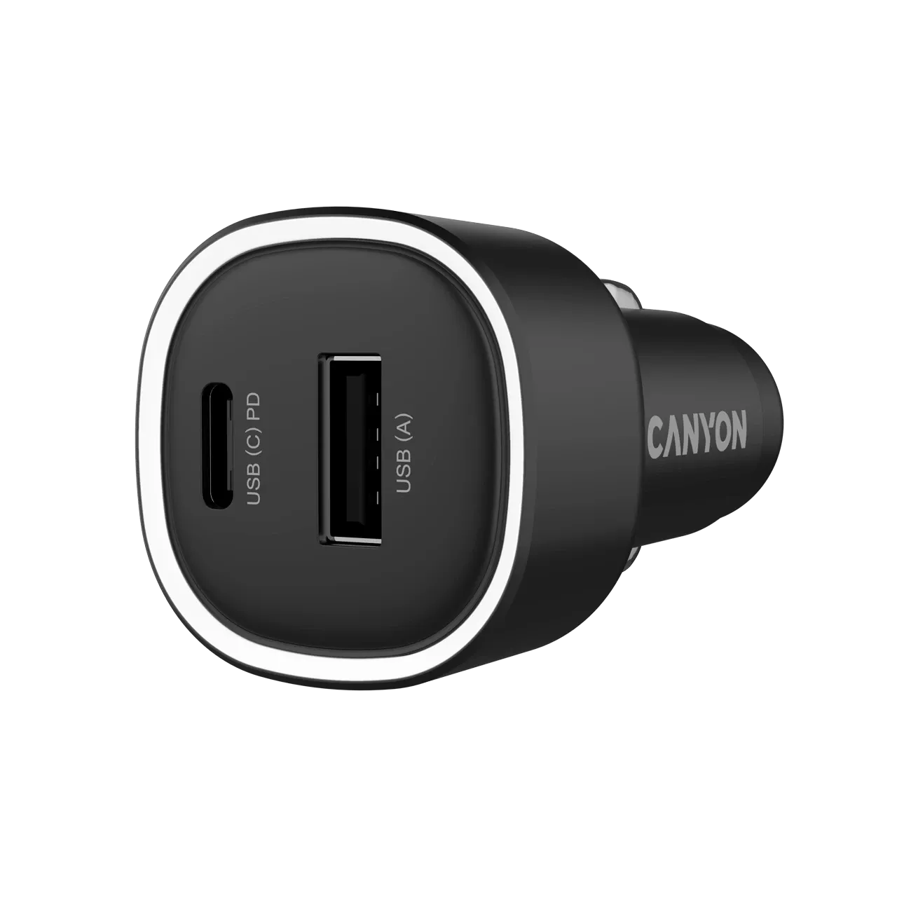 CANYON Car Adapter 2*USB USB-C 85W — 2