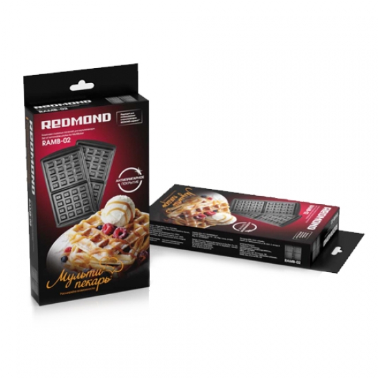 Set of removable plates for MultiBaker RAMB-02 Viennese waffles — 2