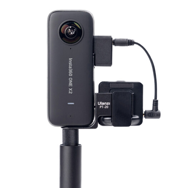 Cold shoe Insta360 invisible mic — 3