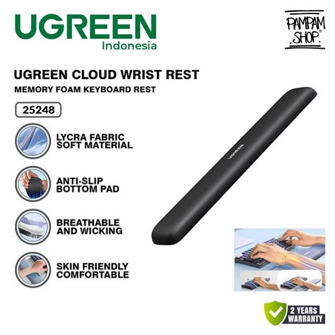 UGREEN Ergonomic Keyboard Wrist Rest L:435mm x W:70mm 25248 — 2