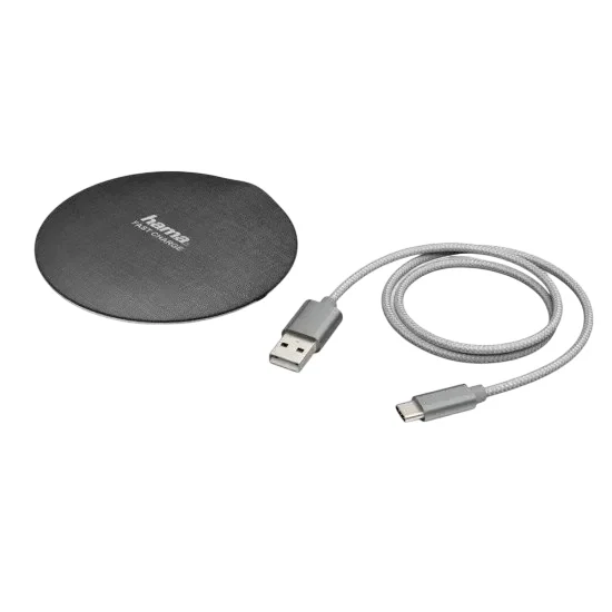 Беспроводное зарядное устройство Hama FC10 Metal wireless 183381 — 2