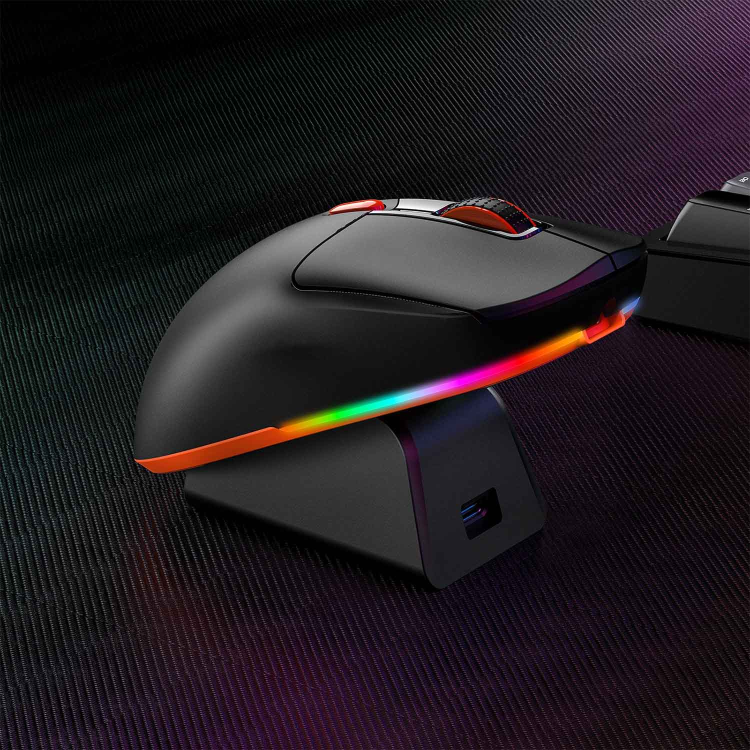 Mouse MEETION Tri-Mode Wrls+BT With Magnetic Charging Base Gaming GW38 — 5