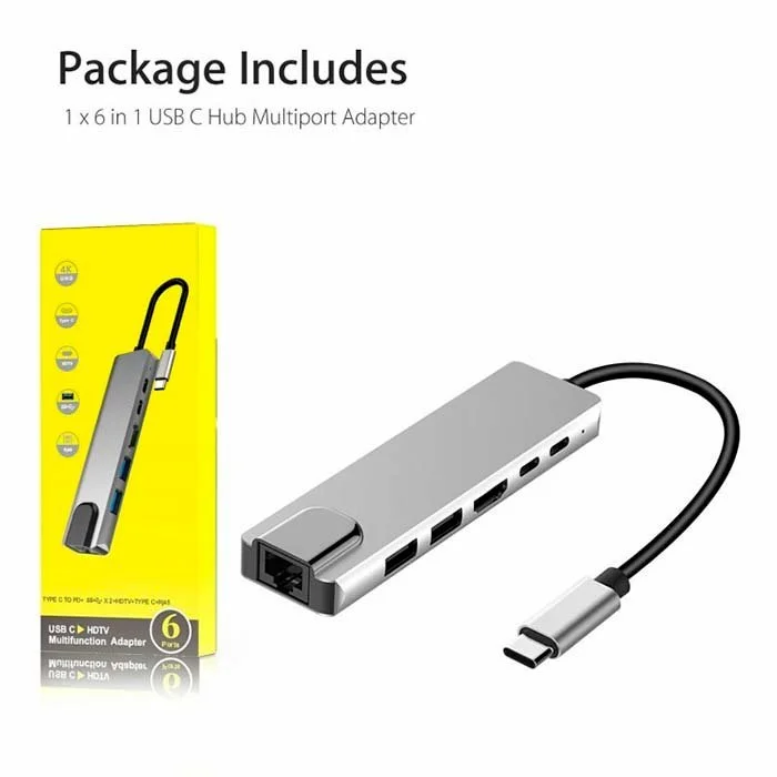 USB-C Hub – 8 in 1 Type-C Adapter Compatible with USB-C Devices — 2