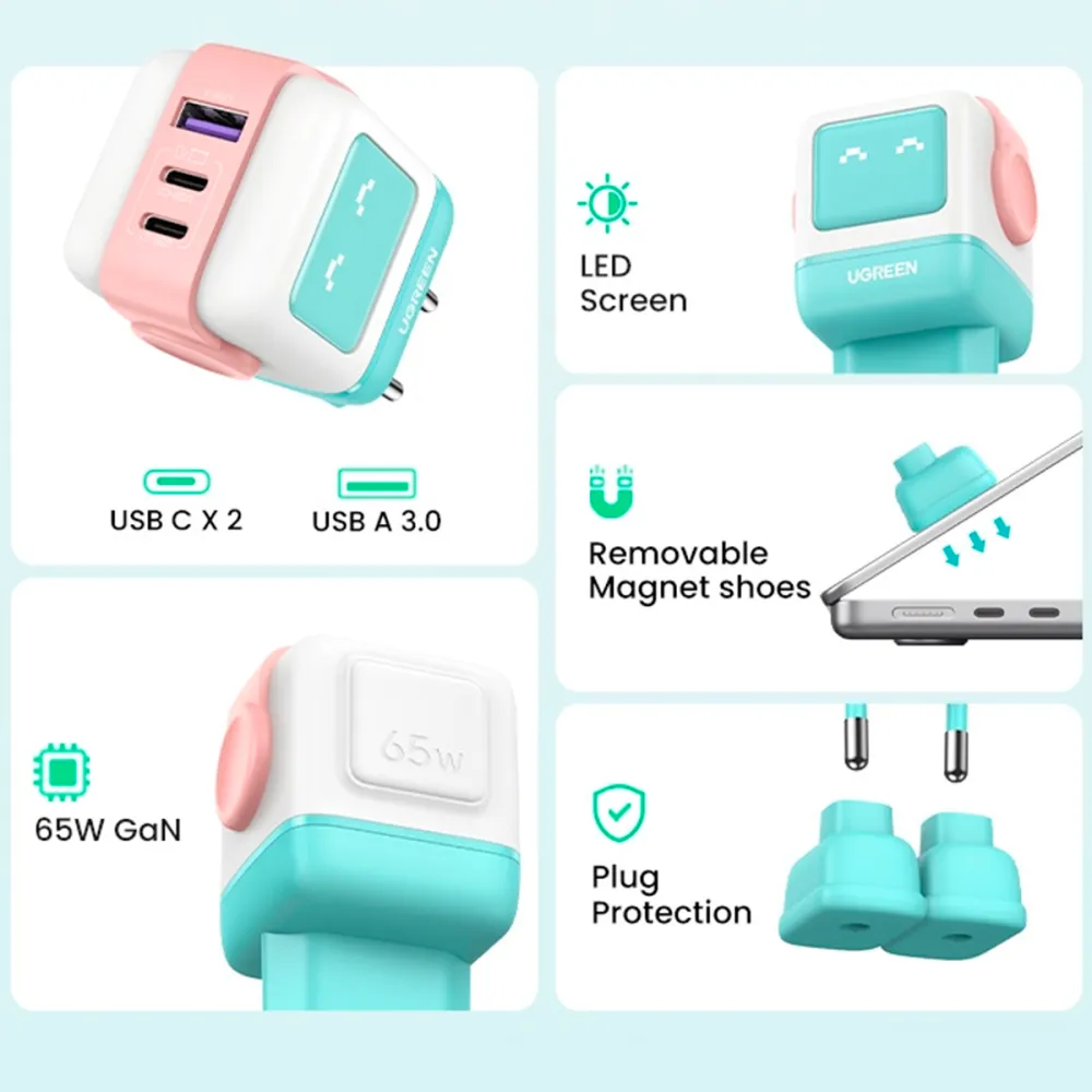 Ugreen GaN Fast Charger 35855 65W — 2