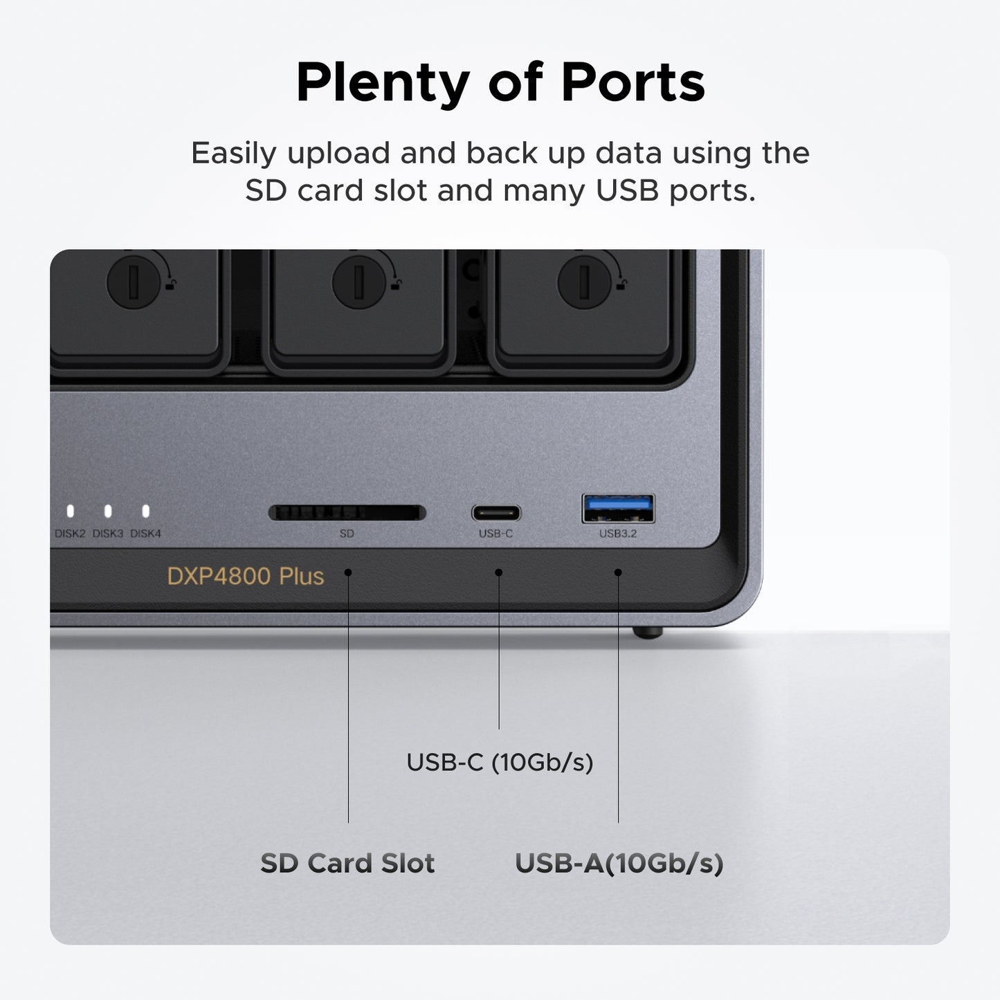 Сетевое хранилище UGREEN NASync DXP4800 Plus NAS — 4
