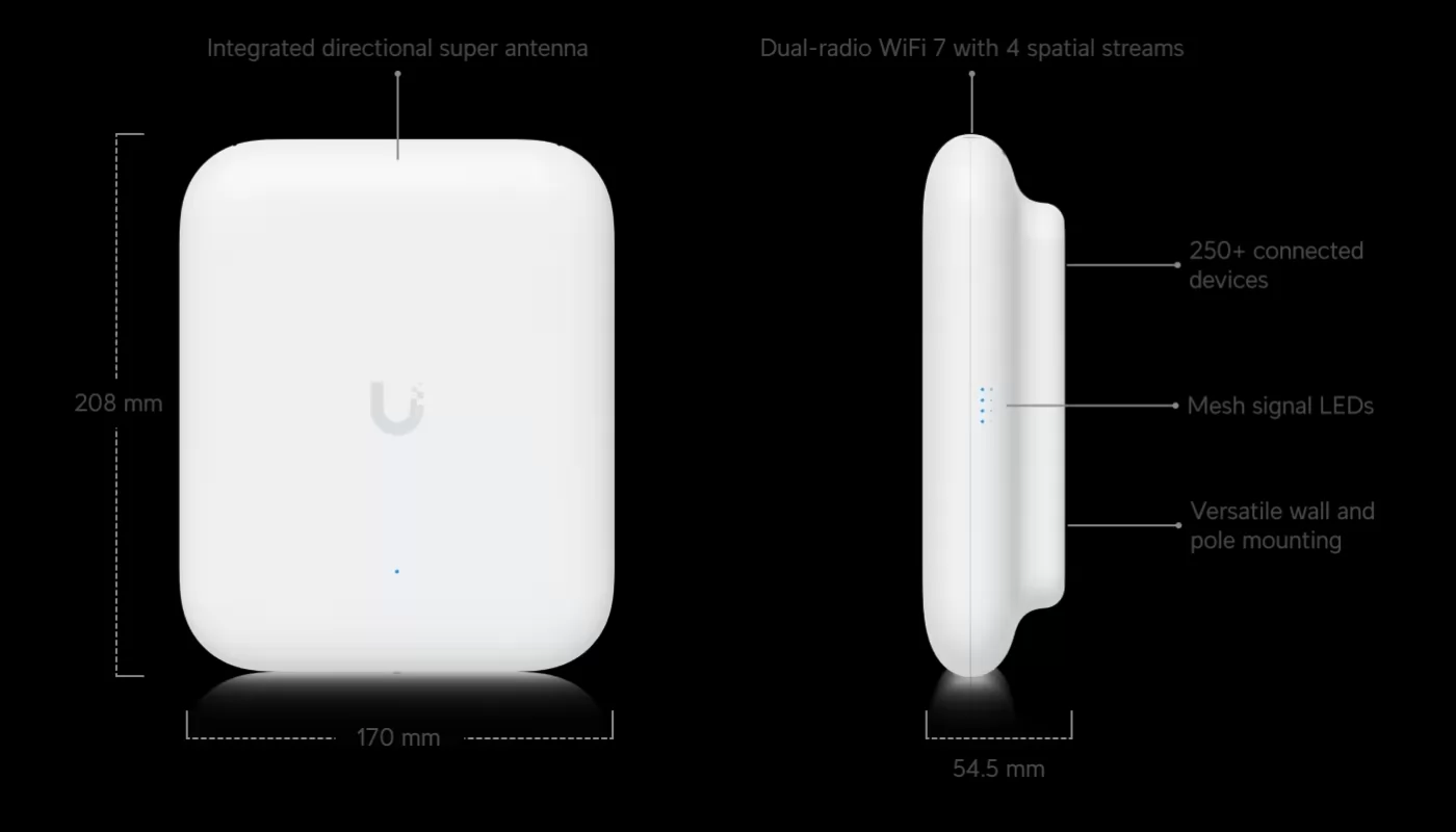 Точка доступа Ubiquiti U7-Outdoor — 3
