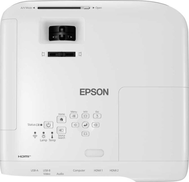 Epson EB-FH52 3LCD Projector Full HD 1080p 1920 x 1080 to WUXGA 1920 x 1200 WiFi — 2
