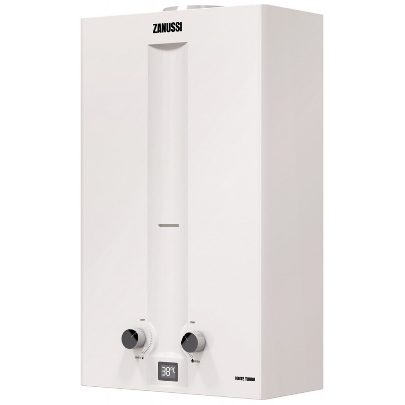 Gas water heater ZANUSSI GWH12 Fonte Semi Turbo+Pipe — 3
