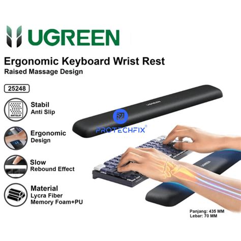 UGREEN Ergonomic Keyboard Wrist Rest L:435mm x W:70mm 25248