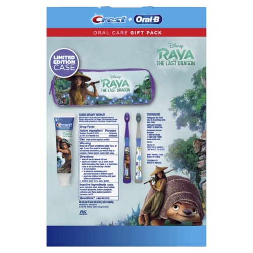 Toothbrush collection CREST & ORAL-B KIDS DISNEY S RAYA HOLIDAY SET GIFT PACK — 2