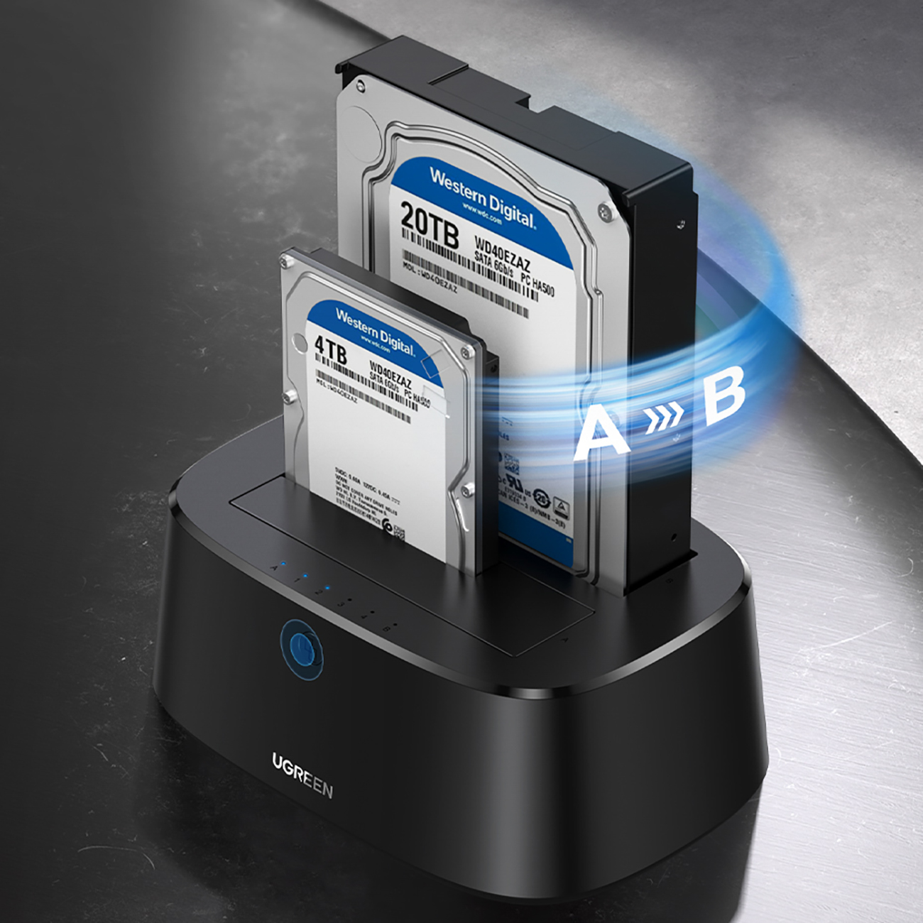 UGreen 50857USB SATA Docking Station Duplicator — 3