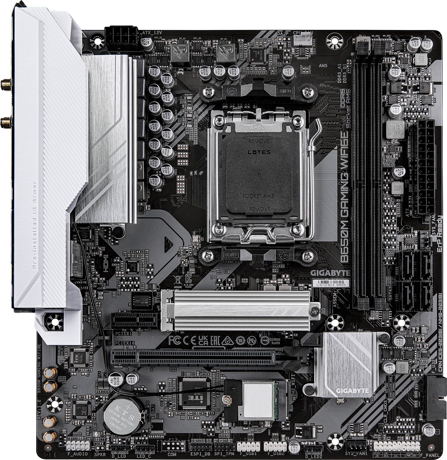 Motherboard Gigabyte B650M GAMING WiFi6E — 4