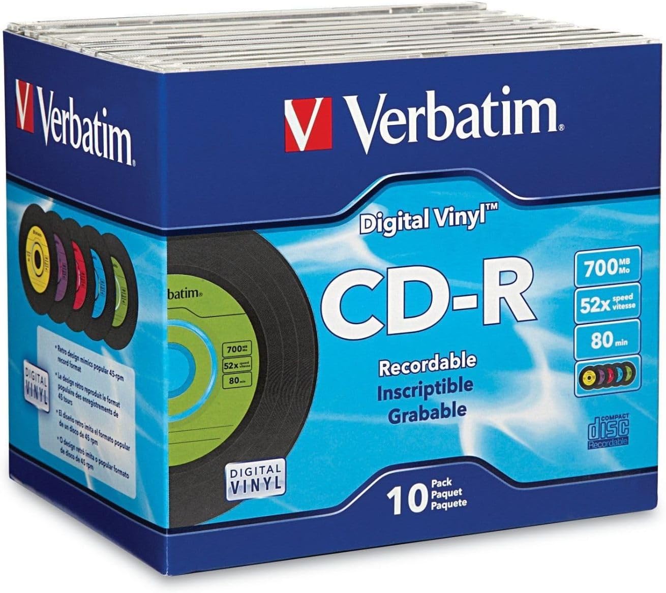Blank CD-R Verbatim1 box 4x 48x 700Mb