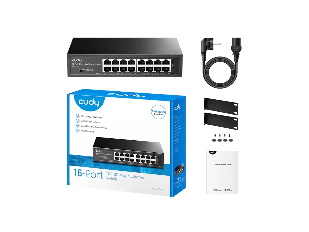 Ցանցային անջատիչ Cudy FS1016 16 x RJ45 10 100 Mbps — 3