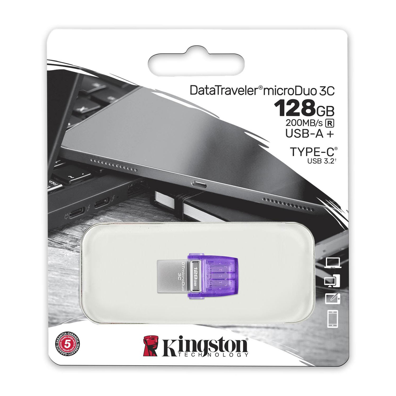 Flash drive DataTraveler microDuo 3C DTDUO3CG3 128