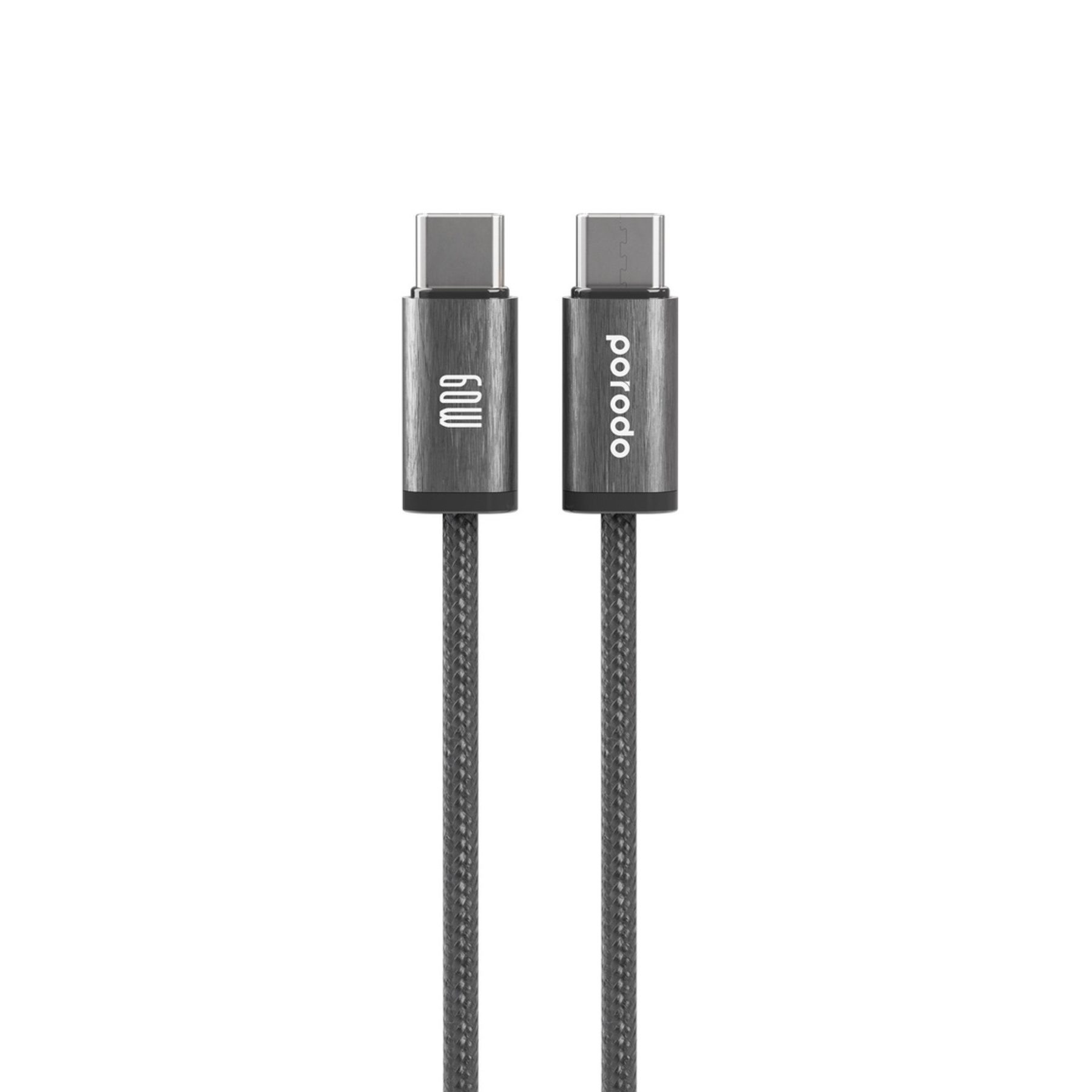 Porodo Type-C to Type-C Brainded Cable 1. 60W — 2