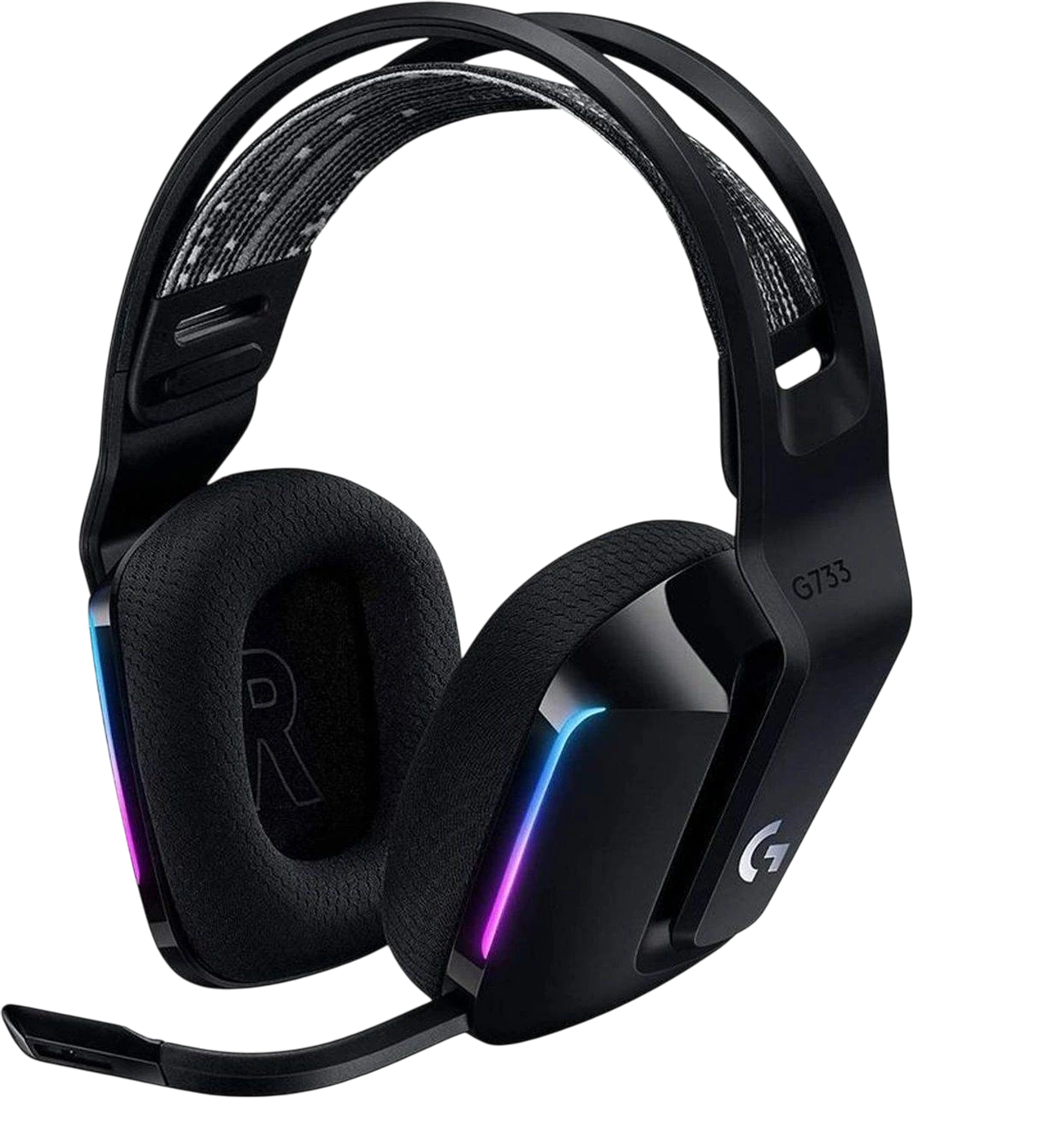 Wireless gaming headset Logitech G733 Lightspeed RGB — 2
