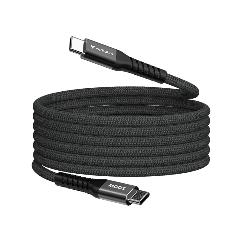 Cable Verbatim USB-A to USB-C Sync & Charge Magnetic 100 W — 2