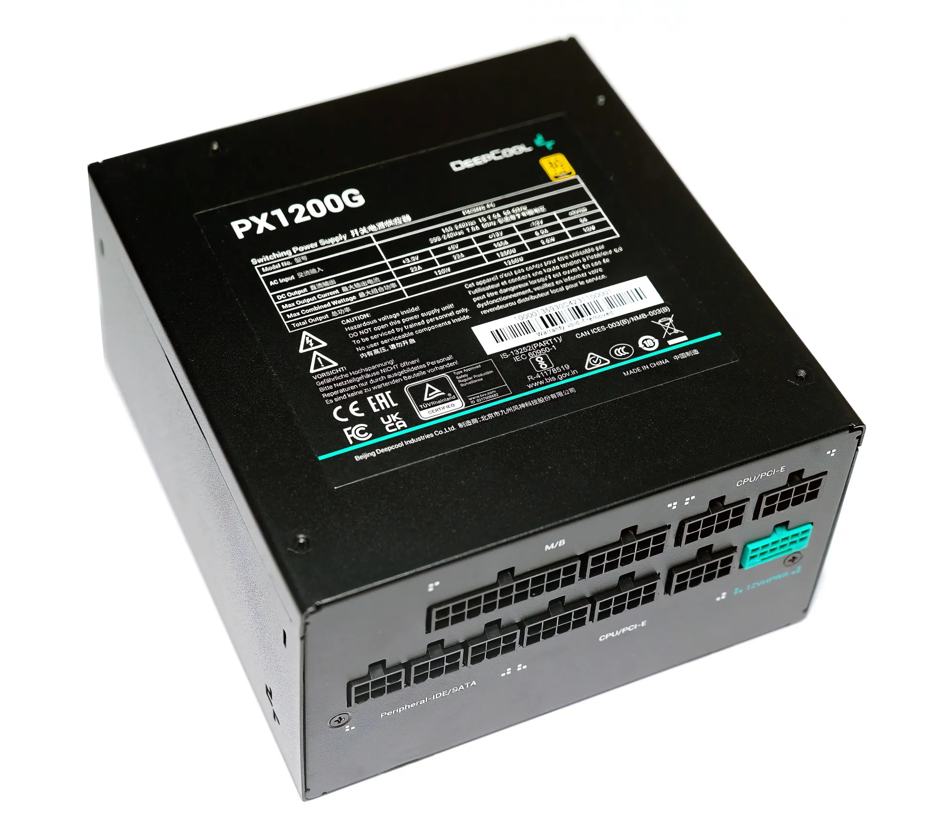 Power supply DeepCool PX1200G 80+ Gold Full Modular — 2
