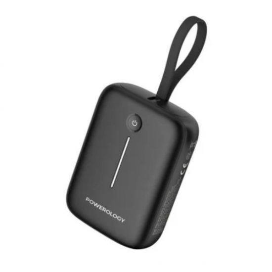 Powerology Power Bank PD20W 10000mAh Type-C Port and USB-A Port with Built-in 30CM PPBCHA66-WH — 4