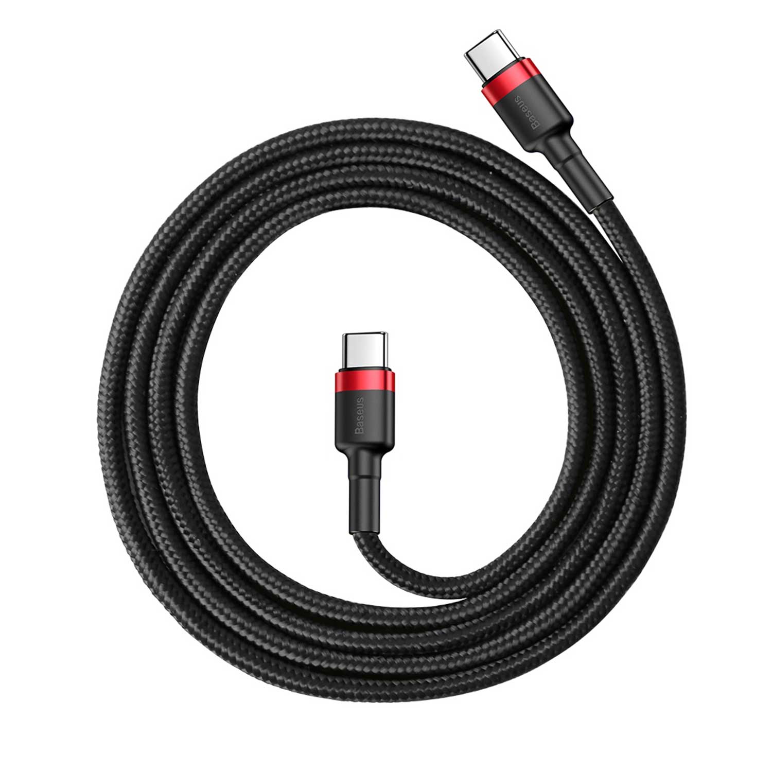 Cable BASEUS Cafule PD 2.0 60W Type-C to Type-C RD BK CATKLF-G91 — 2