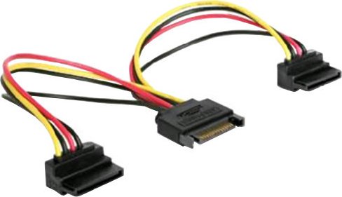 Gembird CC-SATAM2F-02 SATA to 2x SATA power cable — 2