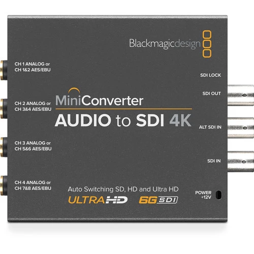 Blackmagic Design Mini Converter Audio to SDI 4K — 3