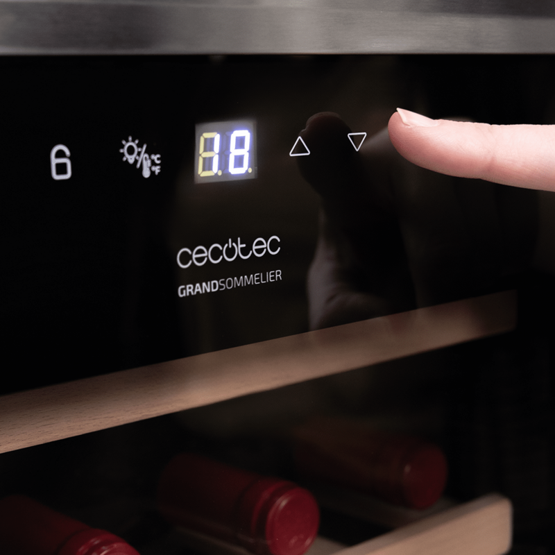 Refrigerator Cecotec Bolero GrandSommelier 34030 Inox Compressor — 10