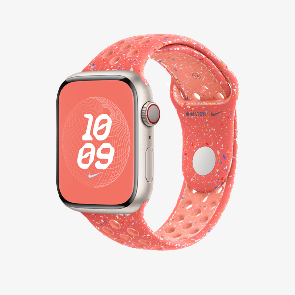 45mm Magic Ember Nike Sport Band - M L — 2