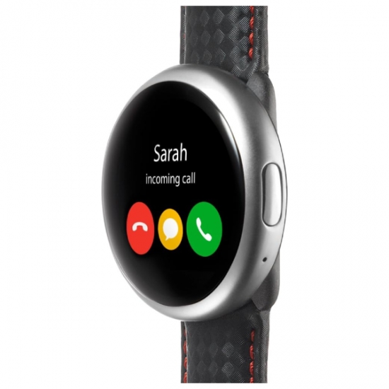MyKronoz Smart Watch ZeRound 2 HR Premium Carbon Band — 2