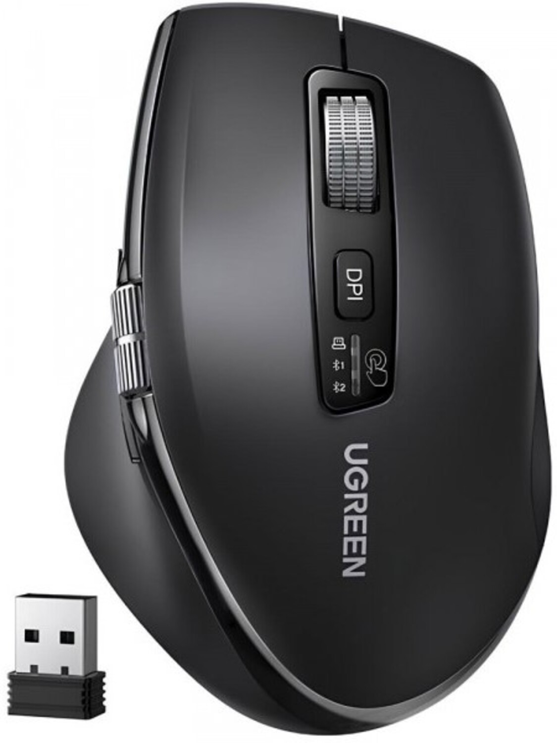 UGreen Thumb Wheel & Side Scrolling Multi-Mode Wireless Bluetooth Mouse 45792 — 2
