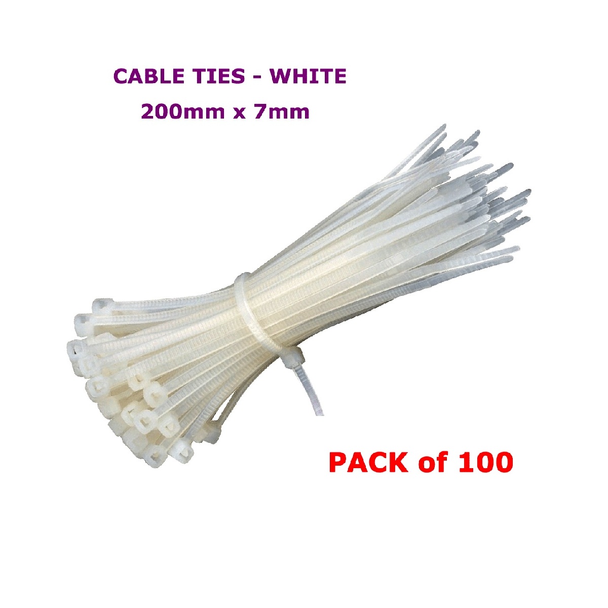 Prowatt EZT-200MKT 2.5*200mm marker cable tie 100pcs — 3