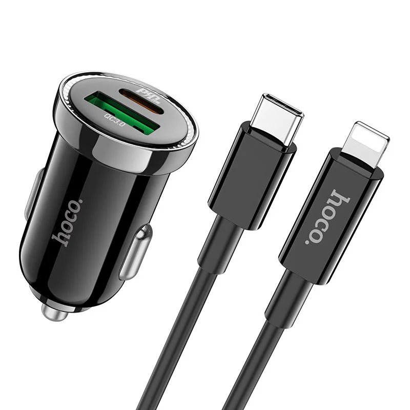 Hoco car charger pd +3 20W — 2