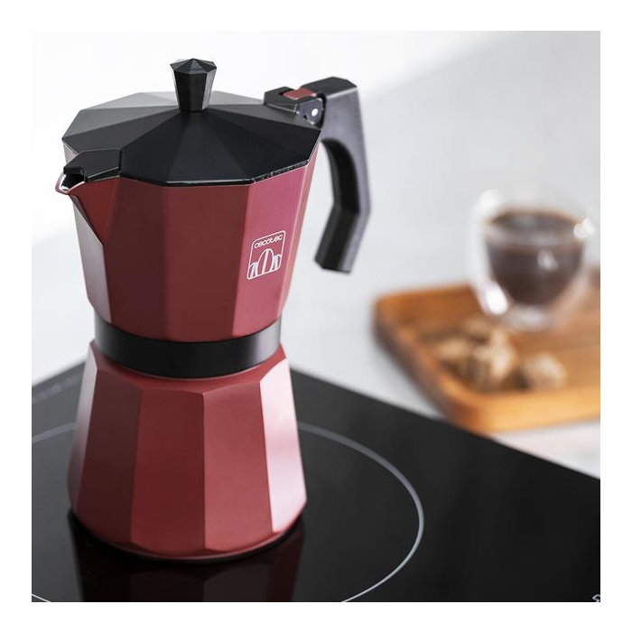 Cecotec 01665 Cafetera Italiana Cumbia Mokclassic 1200 Garnet — 5