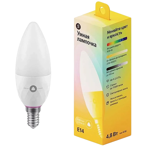 Smart lamp Yandex Smart lamp 00017 E14 — 4